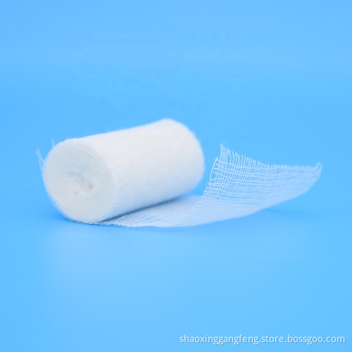 Bandage de gaze wow médical en coton avec une pointe